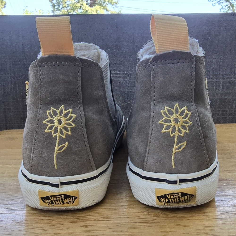 Vans Sage Green Slip-On Mid MTE Boots - Mary Rand Marshmallow - Picture 3 of 8